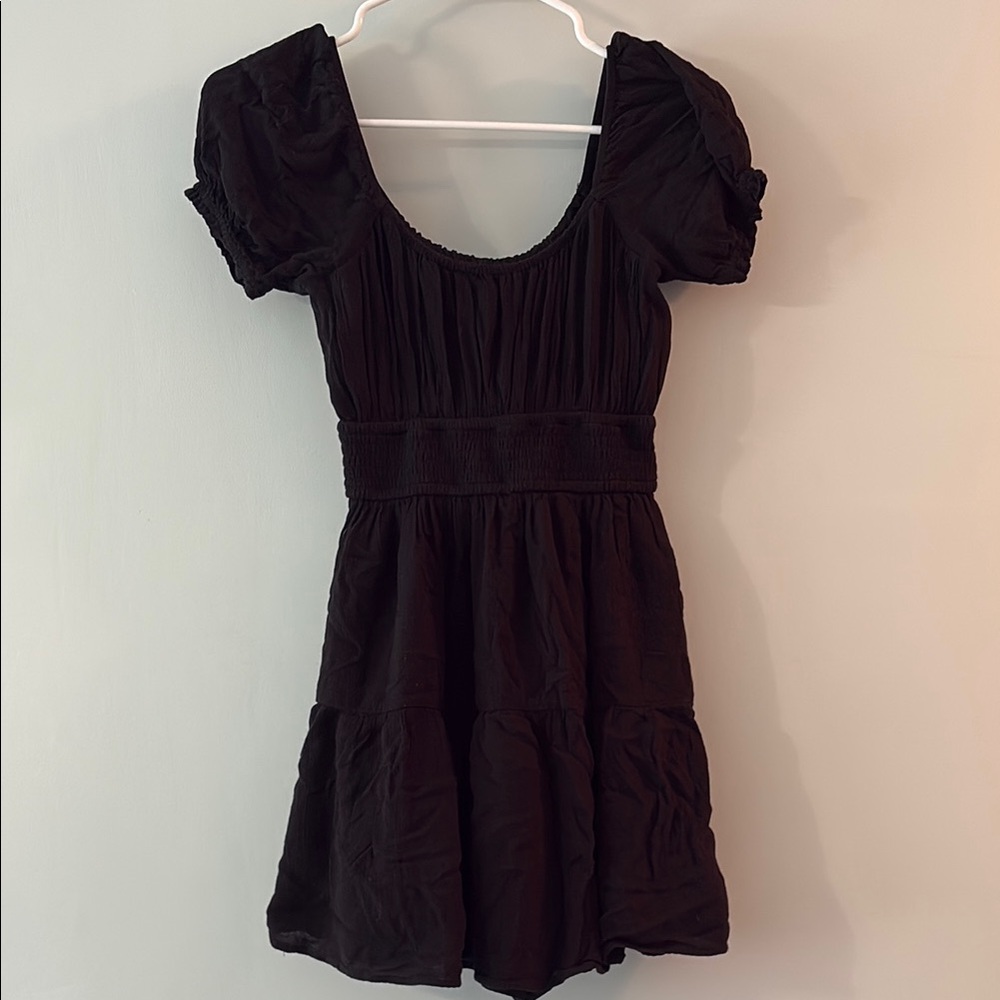Black Hollister romper with pockets